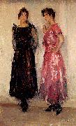Isaac Israels Two models oil painting